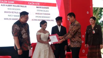Joune Ganda - Kevin Lotulung Jadi Saksi 95 Cinta yang Akhirnya Sah di Minahasa Utara