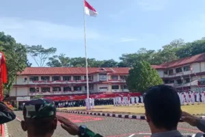 Joune Ganda Pimpin Upacara HUT ke-81 RI di Minut, Merah Putih Berkibar Khidmat