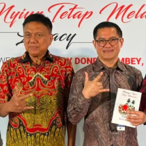 Rekam Jejak Olly Dondokambey Dibukukan, Joune Ganda: Teladan bagi Kepala Daerah