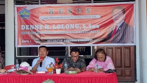 Reses Denny Lolong di Suwaan Soroti Banjir dari Aliran Air Matungkas