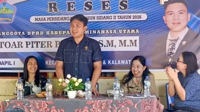 Reses di Airmadidi Bawah, Toar Pungus Tampung Aspirasi Warga soal Jalan hingga Bansos