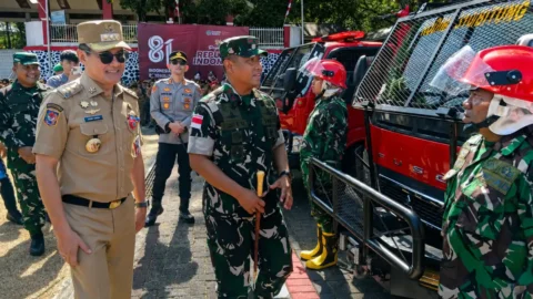 Debit Air Menurun, Lahan Mengering: Danrem 131 Santiago Minta Minahasa Utara Siaga Karhutla