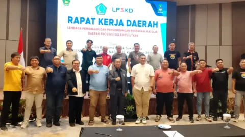 Louis Schramm Lindungi Tim Pelatih LP3KD Sulut