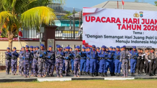 Ditpolairud Polda Sulut Curi Perhatian di Hari Juang Polri, Cermin Kesiapan Polisi Perairan