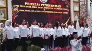 Dua Srikandi DPRD Sulut Dikukuhkan Sebagai Ketua DPC Srikandi Jaga Desa