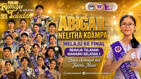 Abigail Nelitha Koampa Melaju ke Final Remaja Teladan Manado Selatan 1, Bawa Semangat dan Talenta Muda