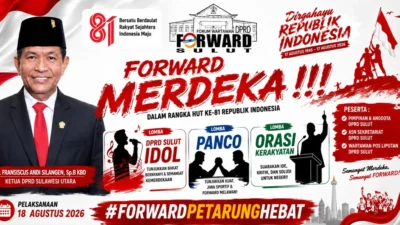 Meriahkan HUT ke-81 RI, Forum Wartawan DPRD Sulut Gelar Sejumlah Lomba