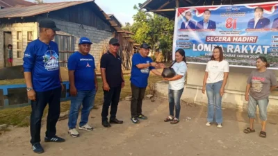 DPC Demokrat Minahasa Gelar Lomba Rakyat, Semarakkan HUT ke-81 RI dan HUT Partai Demokrat ke-25