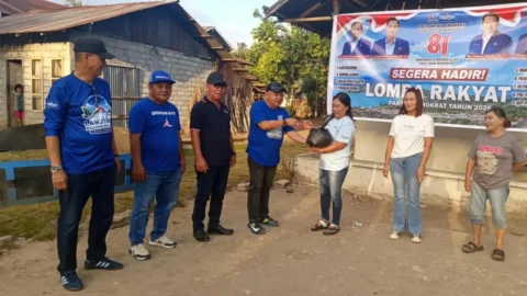 DPC Demokrat Minahasa Gelar Lomba Rakyat, Semarakkan HUT ke-81 RI dan HUT Partai Demokrat ke-25