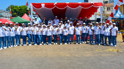 Seragam Putih, Langkah Tegap! Perumda Air Minum Duasudara Kobarkan Semangat Kemerdekaan di Bitung