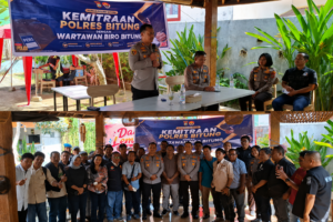 Kapolres Bitung Rangkul 41 Wartawan, Perkuat Sinergi Jaga Kamtibmas dan Transparansi Penegakan Hukum
