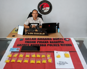 397 Butir Trihexyphenidyl Diamankan, Satresnarkoba Polres Bitung Bongkar Dugaan Peredaran Obat Keras
