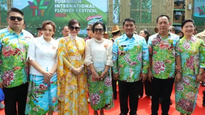 Christiany Eugenia Paruntu Tampil Anggun di TIFF 2026, Busana Kuning Curi Perhatian