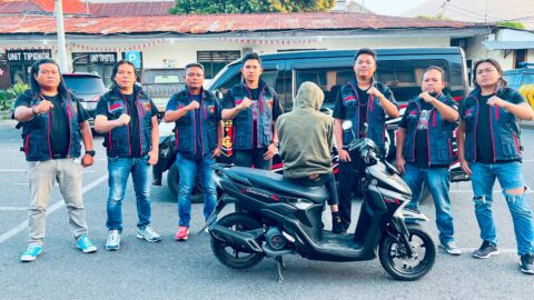 URC Resmob Polres Bitung Bongkar Curanmor, Pemuda 23 Tahun Diciduk, Motor Hasil Curian Disita