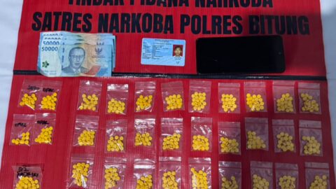 Info Warga Ditindak, Polisi Amankan Pelaku, Sita 707 Butir Obat Diduga Trihexyphenidy