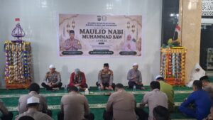 Maulid Nabi di Polres Bitung, Kapolres Arie Sulistyo Nugroho Tegaskan Akhlak Rasulullah Perkuat Polri Presisi