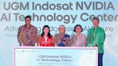 UGM, Indosat, NVIDIA, dan Kemkomdigi Resmikan Pusat Teknologi AI