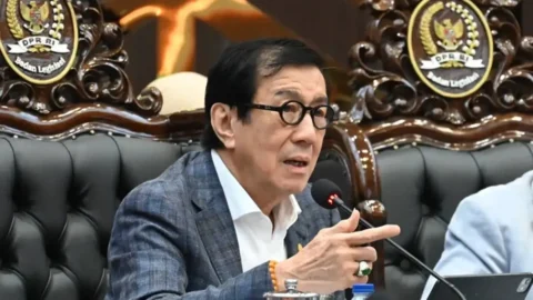 Anggota Komisi XIII DPR RI Fraksi PDI Perjuangan, Yasonna Laoly.