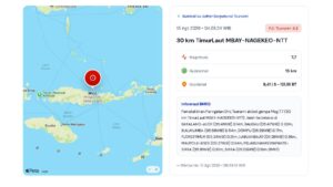 Gempa M7,7 Guncang NTT, BMKG Keluarkan Peringatan Tsunami