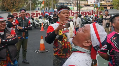 Honda Community Convoy Merdeka Semarakkan HUT ke-81 RI di Manado