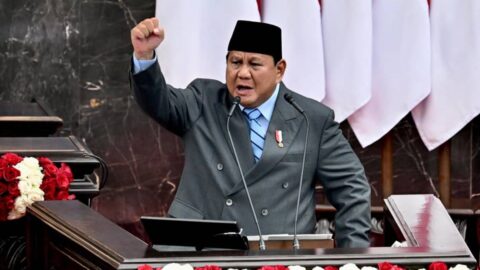 Presiden Prabowo Subianto menyampaikan pidato RAPBN 2027 di hadapan DPR RI