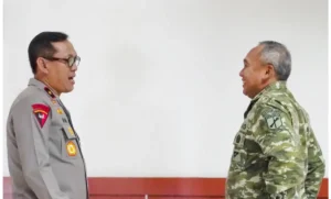 Pangdam Merdeka dan Wakapolda Sulut Mantapkan Sinergi TNI-Polri