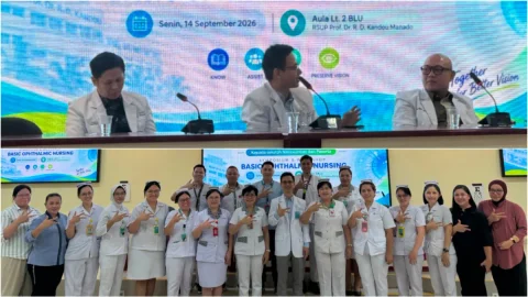 Gelar Symposium and Workshop, RSUP Kandou Bekali Perawat Keterampilan Khusus Pelayanan Kesehatan Mata