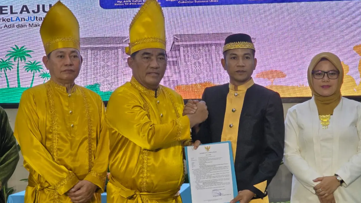 Babak Baru Bolmut, Aditya Pontoh Terima Mandat Gubernur YSK Jadi Plt Bupati
