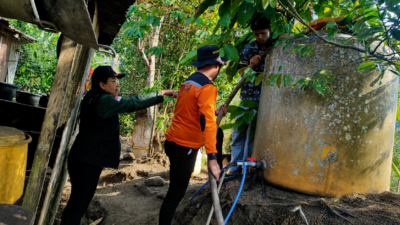 1.078 KK di Bitung Dilanda Krisis Air Bersih, BPBD Bergerak Salurkan Bantuan ke 7 Kelurahan