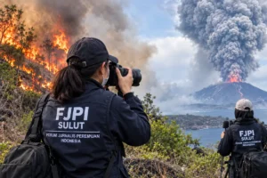 FJPI Sulut Ingatkan Jurnalis: Tak Ada yang Lebih Berharga dari Nyawa