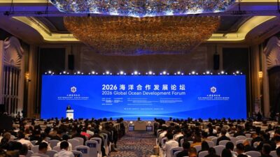 Forum Pembangunan Laut Global 2026 dibuka di Distrik Baru Pantai Barat Qingdao, Provinsi Shandong, Tiongkok timur, pada 17 September 2026. (Xinhua/Li Ziheng)