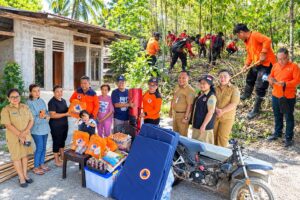 BPBD Bitung Bergerak Cepat di Banyak Titik, Korban Kebakaran Pinasungkulan Terima Bantuan Stimulan hingga Air Bersih Disalurkan