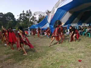 HUT Negeri Aertembaga 2026 Makin Meriah! Pelajar Bitung Tampilkan Tarian Kawasaran, Yel-Yel Cinta Rupiah Menggema
