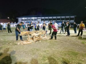 Dansatrol Kodaeral Vlll Turun Bertanding, Yel-yel ” Aku Cinta, Bangga, Paham Rupiah” Menggema di HUT Negeri Aertembaga