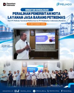 Mulai 1 Oktober 2026, Pelindo Bitung Alihkan Penerbitan Nota Jasa Barang Petikemas, Layanan Makin Terintegrasi