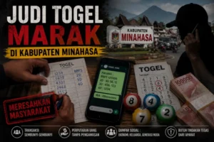 Praktik Judi Togel Diduga Marak di Minahasa, Nama OS dan BS Diduga Jadi Bandar