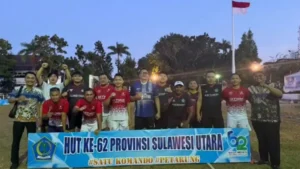 Pasukan Setwan Besutan Niklas Silangen Tampil Perkasa, Sapu Bersih Tiga Laga Futsal HUT Sulut