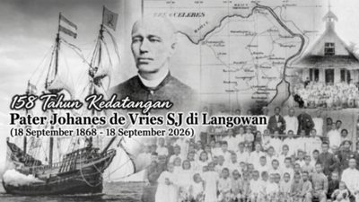 18 September 1868: Ketika Pater Johanes de Vries SJ Tiba di Langowan
