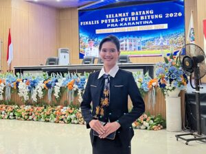 Sanaya Martines Sariallo Bawa Nama KPU-PWI Bitung di Putra Putri Bitung 2026