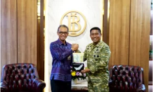 Danrem 131/Santiago dan BI Sulut Bahas Pengendalian Inflasi