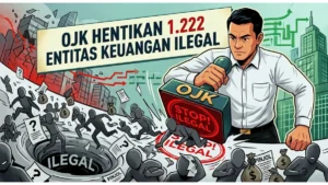 OJK Hentikan 1.222 Entitas Keuangan Ilegal, Ini Rinciannya