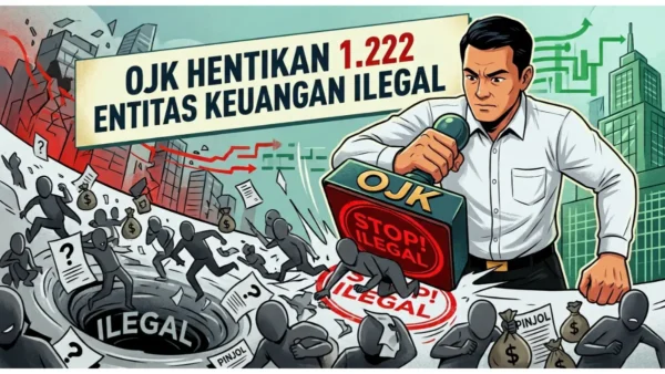 OJK Hentikan 1.222 Entitas Keuangan Ilegal, Ini Rinciannya