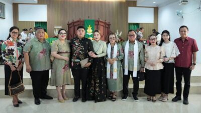Vanda Sarundajang Hadiri Ibadah dan Bacaan Nikah Zachary Pioh-Sarah Dondokambey