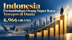 Indonesia Jadi Negara dengan Pertumbuhan Orang Super Kaya Tercepat di Dunia, Jumlahnya Tembus 6.966 Orang