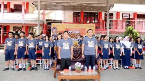Pajak Bertutur 2026 di SMP Negeri 1 Manado, 60 Siswa Antusias