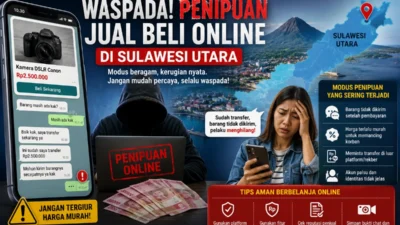 Penipuan Jual Beli Online Jadi Modus Scam Terbanyak di Sulut, Capai 603 Laporan