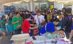 Alfamart Sahabat Posyandu, Balita Karegesan Kauditan Dapat Vitamin dan Popok Gratis
