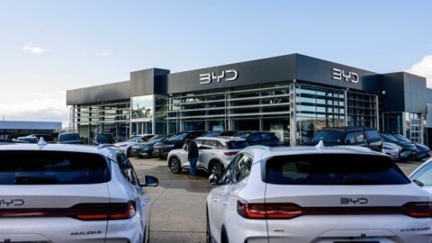 Foto yang diabadikan pada 3 September 2026 ini menunjukkan showroom retail Chery, produsen otomotif asal Tiongkok, di Canberra, Australia. (Xinhua/Chu Chen)