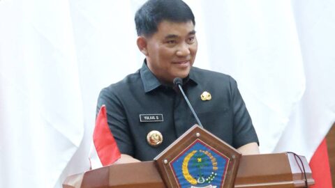 Gubernur Sulawesi Utara Yulius Selvanus menyampaikan penjelasan Perubahan APBD Sulut 2026 di DPRD Sulut