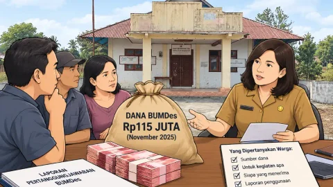 Soal Rp115 Juta Dana BUMDes Kopiwangker, Warga Menagih Kejelasan